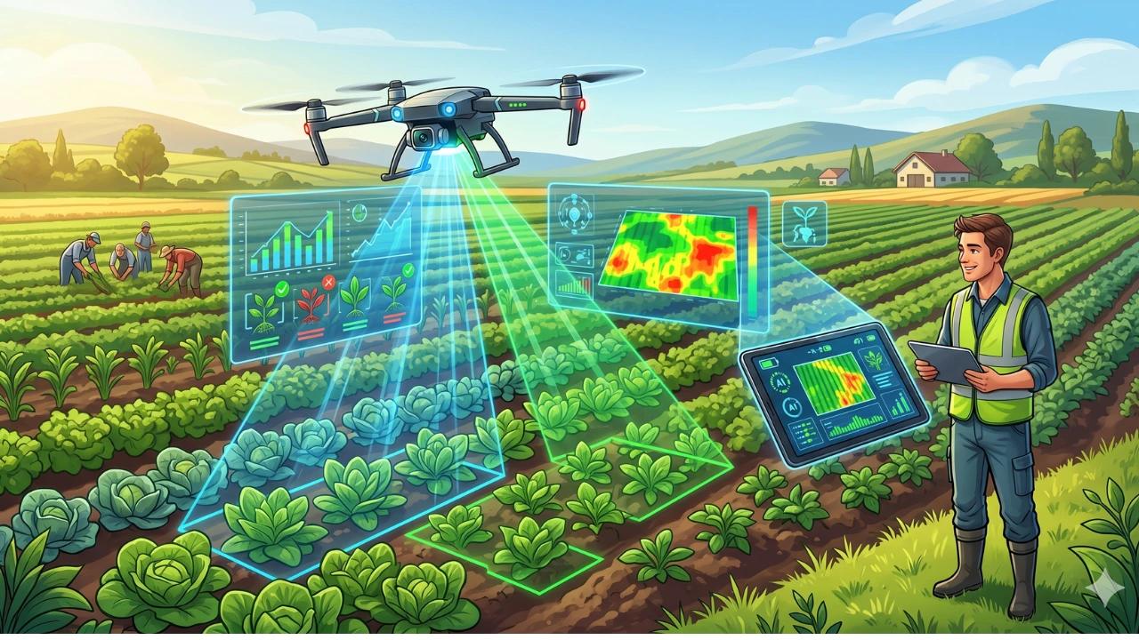 Drone untuk Smart Agriculture: Solusi Cerdas Mendukung Ketahanan Pangan Indonesia - No Category